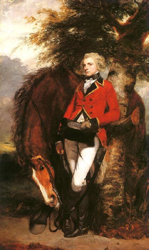 Sir Joshua Reynolds Colonel George K.H. Coussmaker china oil painting image